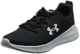 Under Armour Herren UA Essential atmungsaktive und leichte Sneakers f r M nner komfortable Sportschuhe mit flexibler Sohle, Black White White, 45 EU