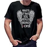 Lucifer Morningstar What is It That You Really Desire Herren schwarz T-Shirt Size 3XL