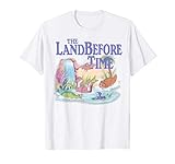 Land Before Time Pastel Dinosaur Friends Splashing Around T-S