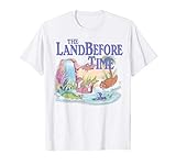 Land Before Time Pastel Dinosaur Friends Splashing Around T-S