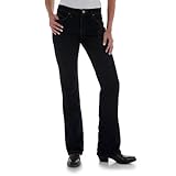 Wrangler Damen Q-Baby Mid Rise Boot Cut Ultimate Riding Jeans - - 9W x 34L