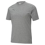 PUMA teamCUP Casuals T-Shirt Herren grau Gr XXXL