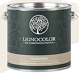 Lignocolor Wandfarbe Innenfarbe Deckenfarbe edelmatt 2,5 L (Manhattan)