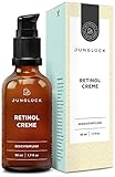 Junglück vegane Retinol Creme | 50 ml in Braunglas | Vitalisierende Gesichtspflege für strahlende Haut | Wir stehen für natürliche & nachhaltige Kosmetik made in Germany