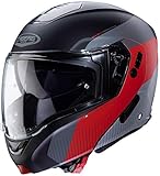 Caberg Horus Klapphelm Schwarz Matt/Rot M (57/58)