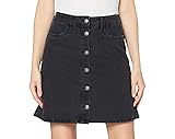 ONLY NOS Damen Onlfarrah Reg Dnm Skirt Bj14495 Noos Rock, Schwarz (Black Denim), ((Herstellergröße:38.0)