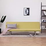 Yagosodee Couch Mit Schlaffunktion Wohnlandschaft Sofa Sofas & Couches Wohnzimmermöbel aus Polyestergewebe für den Innenbereich Schlafsofa Grün Poly