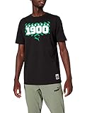 PUMA Herren Bmg Ftblcore Tee Shirt, Puma Black-Classic Green, M