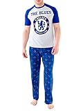 Chelsea F.C. Warmer Pyjama aus Baumwolle und kurzärmliges T-Shirt für Herren XX Groß Mehrfarbig
