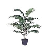 Künstlicher Pflanzenbonsai Künstliche Palme Pflanzen Seide Blätter Künstlicher Baum Kunststoff Stängel Tropische Gefälschte Pflanzen Hausgarten Dekor Kein Topf Geeignet für Zuhause, Büro, G