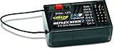 Carson 500501537 Modellsport Reflex Stick 2 6-Kanal Empfaenger 2,4GHz Stecksystem Graupner/JR