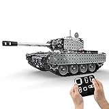 12che Panzer Spielzeug Set, 952 Stücke 1:16 Metall Panzer Ferngesteuert, Panzer Modellbausatz für Kinder und Erw