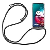 betterfon | Handykette kompatibel mit Motorola Moto G10 / G30 Smartphone Necklace Hülle mit Band - Schnur mit Case zum umhängen in Motorola Moto G10 / G30 Schw