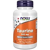 Now Foods, Taurin, 500 mg, 100 Kapseln, glutenfrei, soj