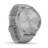 Garmin vívomove 3 – stilvolle Hybrid-Smartwatch mit analogen Zeigern & OLED-Display, Sport-Apps und Fitness-/Gesundheitsdaten, wasserdicht, 5 Tage Akkulaufzeit, Fitness Tracker, connected-GPS