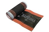 DAPRONA Firstrolle Alu Super-Vent 5m Rot 1 Rolle - 320mm, Firstband, Gratband, Rollfirst, Dachabdichtung