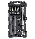vendify® Premium Schraubendreher Feinmechanik Set 17-teilig - Torx, Kreuz, Schlitz Smartphone-Reparatur-Set - Handy-Reparatur-Werkzeug - Mag