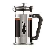 Bialetti 0002390/NW Coffee Preziosa French Press Kaffeemaschine, Aluminium, S