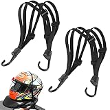 Fahrrad GepäCkträGer Band FahrradgepäCk Gummiband Spanngurt Haken Motorrad 2 Spanngurte FüR Die GepäCkablage Mit Verstellbaren Haken Seilhelmgurte FüR Motorradhelme Verstellbare Seilgurthak