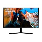 Samsung UHD Monitor U32J592UQR, 32 Zoll, VA-Panel, 4K UHD-Auflösung, AMD FreeSync, Reaktionszeit 4 ms, Bildwiederholrate 60 H