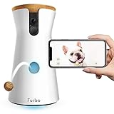 FURBO HUNDEKAMERA: Full HD WiFi Haustierkamera mit Leckerli Ausgabe, 2-Wege-Audio, Nachtsicht und Bell-Alarm (bekannt aus VOX hundkatzemaus)