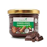 Simply Keto Choco-Coco Creme - Schokoaufstrich mit MCT Öl (Kokosöl) - Für Low Carb & Keto Ernährung - Ohne Palmöl & Zuckerzusatz - Gesüßt mit Erythrit - Glutenfrei & Vegan - 230