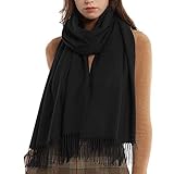 FURTALK Damen Kaschmir Schal Warmes Halstuch Großer Feinstrick Winter S