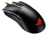 ASUS ROG Gladius II Origin Wired optische USB-Ergonomisches FPS Gaming Maus mit Aura Sync RGB, 12000 DPI optische, 50 g Beschleunigung, 250 IPS Sensoren und austauschbare Omron sw