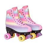 Apollo Classic-Roller, Discoroller, Rollschuhe für Kinder, Jugendliche und Erwachsene, größenverstellbare Quad-Skates, 3 Größen, verstellbar von 31 bis 42, Rollersk