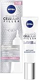 NIVEA Hyaluron Cellular Filler Anti-Age Augenpflege (15 ml), straffende Augencreme mit Magnolia Extrakt, Feuchtigkeitspflege mildert Falten und p