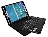 MQ für Galaxy Tab S2 9.7 - Bluetooth Tastatur Tasche mit Multifunktions-Touchpad Samsung Galaxy Tab S2 LTE SM-T815, SM-T819 | Hülle mit Bluetooth Tastatur und integriertem Touchpad für Galaxy Tab S2 WiFi SM-T810, SM-T813 | Layout Deutsch QWERTZ