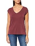 PIECES Damen PCKAMALA Tee NOOS BC T-Shirt, Red Mahogany, L