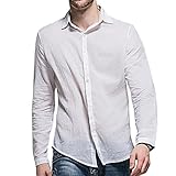 Freizeithemden Herren Herbst Winter Einfachheit Mode Einfarbig Herren Shirt Dünnschliff Strickjacke Regular Fit Herren Langarm Täglich Licht Komfortabel Herren Base S