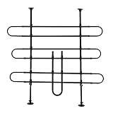 Pawhut Haustier-Schutzgitter Hundeschutzgitter Trenngitter verstellbar & extra stabil universal für Auto Schw