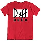 Duff Hat Logo for Duff Man Costume! Beer Drink Gift Mens T Shirt Tee New Men Red 3XL