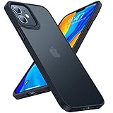 TORRAS für iPhone 12 Hülle/iPhone 12 Pro Hülle (Militär Drop Zertifiziert) Uneinnehmbar Stoßfeste Tadellos Kratzfest (rutschfest Grip) Transluzent Robuste Handyhülle iPhone 12/12 Pro Guardian Schw