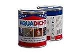 Aqua Dicht - Reparatur Faserdichtmasse 1 l Dose grau - Dichtet sofort bei jedem W