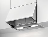 AEG DEB2531S Dunstabzugshaube (Einbau) / Grau / klappbare Abzugshaube mit 3 Leistungsstufen / 55 cm Einbauhaube / dezenter Dunstabzug LED-Beleuchtung / 100,2 kWh pro J