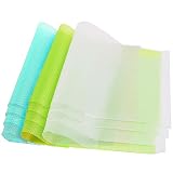 12 Stück Kühlschrankmatten Antibakterielle rutschfeste entziehen Feuchtigkeit und Gerüch Kühlschrank Pad abwaschbar und DIY zuschneidbar Kühlschrank Matten (45 * 29cm )