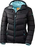 NORDCAP Damen Jacke in Daunenoptik, warme Steppjacke in Schwarz, tolle Übergangs- & Winterjacke, 100% Wattierung (Gr: 36-50)
