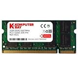 Komputerbay Arbeitsspeicher 2GB DDR2 667MHz PC2-5300 CL5 SO-DIMM (200-PIN, für Notebooks) Laptop- SODIMM Sp