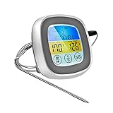 penghh Kochthermometer Digital Fleischthermometer Für Backofen Lebensmittel Thermometer Sonde Digital Sonde Thermometer Lebensmittel Gray