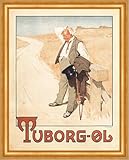 Kunstdruck Tuborg Ol Der durstige Mann Tuborg-Bier Erik Henningsen Plakate A3 422 G