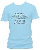 Ich Bin eine Mischung aus… Stromberg Spruch Fun Party T-Shirt, Größe:L;Farbe:hellb