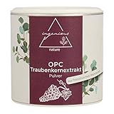 ingenious nature® Laborgeprüftes OPC Traubenkernextrakt Pulver - hochdosiert, 71% OPC Gehalt nach HPLC. Höchster OPC Gehalt auf dem Markt. (60g)