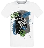 Xbox Player Männer T-Shirt weiß XXL 100% Baumwolle Gaming, Retrogaming