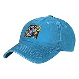 Baseballmütze mit klassischem Logo für Kleinkinder, Jungen, Kinder, Mädchen, abgenutzt, gewaschen, verstellbare Kappen für Jugendliche von 4–12 Jahren, Itsfunneh Blau, O