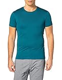 edc by ESPRIT Herren Basic Rundhals T-Shirt, 450/PETROL Blue, XL