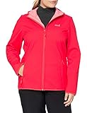 Jack Wolfskin Damen NORTHERN POINT Damen Softshelljacke, clear red, XL