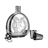 Flaschen, tragbar for Alkohol-Barwerkzeuge, 17 oz Edelstahl-Kleinkolben, Kolben for Alkohol for Männer F